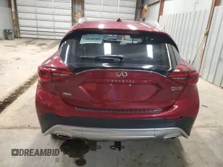 2017 Infiniti QX30 Premium z VIN SJKCH5CR7HA016566, wystawiony jako Copart lot #50260005 z przebiegiem Nie podano mil oraz Szkoda całkowita • Salvage title. Historia ofert i sprzedaży dostępna na DreamBid. Obrazek 6.