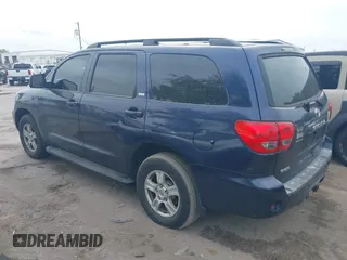 2008 Toyota Sequoia SR5 with VIN 5TDBY64A38S004334, listed as a IAAI auction lot 41710534 with 278,748 mi miles. Bid and sale history available at carsss.com. Image 3.
