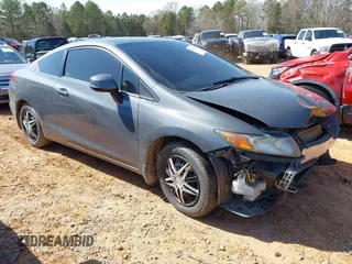 2012 Honda Civic Cpe LX with VIN 2HGFG3B53CH536426, listed as a IAAI auction lot 41871893 with 162,907 mi miles. Bid and sale history available at carsss.com. Image 1.