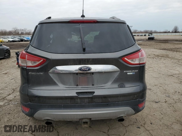 2015 Ford Escape Titanium with VIN 1FMCU9J98FUC46195, listed as a Copart auction lot 47733665 with 0 mi miles and Salvage Title. Bid and sale history available at carsss.com. Image 6.