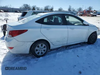 2017 Hyundai Accent SE z VIN KMHCT4AE5HU167587, wystawiony jako Copart lot #46037295 z przebiegiem 98 545 mil mil oraz Szkoda całkowita • Salvage title. Historia ofert i sprzedaży dostępna na DreamBid. Obrazek 3.