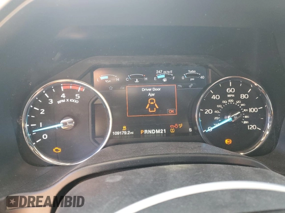 2019 Ford F-250 XL with VIN 1FT7W2BTXKEF35875, listed as a Copart auction lot 54132745 with 109,179 mi miles and Salvage title. Bid and sale history available at DreamBid. Image 9.
