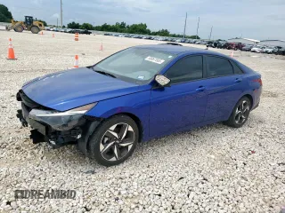 2023 Hyundai Elantra SEL with VIN 5NPLS4AG1PH111793, listed as a Copart auction lot 58087065 with 8,615 mi miles and Salvage title. Bid and sale history available at DreamBid. Image 1.