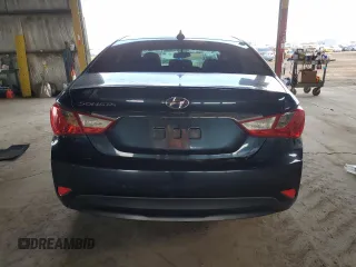2014 Hyundai Sonata GLS with VIN 5NPEB4AC0EH854822, listed as a Copart auction lot 43057365 with 173,438 mi miles and Salvage Title. Bid and sale history available at carsss.com. Image 6.