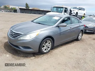 2013 Hyundai Sonata GLS with VIN 5NPEB4AC6DH743528, listed as a IAAI auction lot 42203843 with 151,427 mi miles and . Bid and sale history available at carsss.com. Image 2.