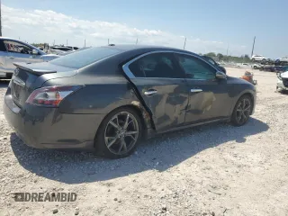 2013 Nissan Maxima SV z VIN 1N4AA5AP9DC838726, wystawiony jako Copart lot #56912305 z przebiegiem 131 149 mil mil oraz Szkody całkowita. Historia ofert i sprzedaży dostępna na DreamBid. Obrazek 3.
