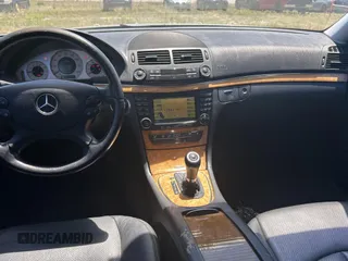 2007 Mercedes-Benz E-Class 3.5L with VIN WDBUF56XX7B076632, listed as a Copart auction lot 53721005 with 130,410 mi miles and Salvage Title. Bid and sale history available at carsss.com. Image 9.
