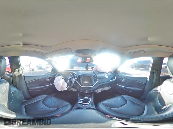 2016 Jeep Cherokee Overland with VIN 1C4PJLJS0GW315563, listed as a Copart auction lot 46189145 with 109,773 mi miles and Salvage title. Bid and sale history available at DreamBid. Image 12.