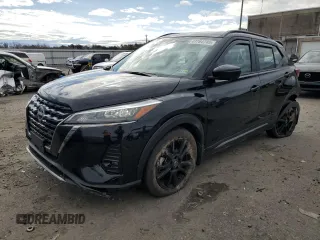 2024 Nissan Kicks SR with VIN 3N1CP5DV7RL542341, listed as a Copart auction lot 47764745 with 1,584 mi miles and Salvage Title. Bid and sale history available at carsss.com. Image 1.