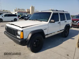 1996 Jeep Cherokee SE with VIN 1J4FT28S3TL197827, listed as a Copart auction lot 75443574 with 116,660 mi miles and Salvage Title. Bid and sale history available at carsss.com. Image 1.
