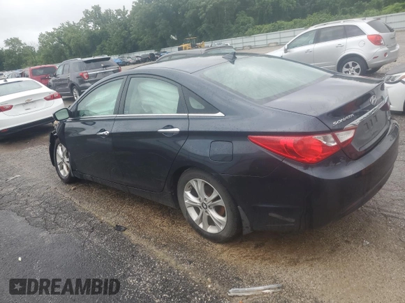 2013 Hyundai Sonata Limited with VIN 5NPEC4AC8DH504317, listed as a Copart auction lot 63315004 with Not Provided miles and Salvage Title. Bid and sale history available at carsss.com. Image 2.