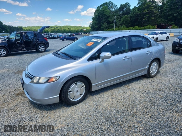 2006 Honda Civic z VIN JHMFA36246S007899, wystawiony jako Copart lot #58080595 z przebiegiem 222 699 mil mil oraz Szkoda całkowita • Salvage title. Historia ofert i sprzedaży dostępna na DreamBid. Obrazek 1.
