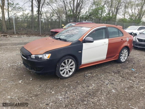 2010 Mitsubishi Lancer GTS with VIN JA32X8HW9AU004102, listed as a Copart auction lot 53708635 with 139,689 mi miles and Clean Title. Bid and sale history available at carsss.com. Image 1.