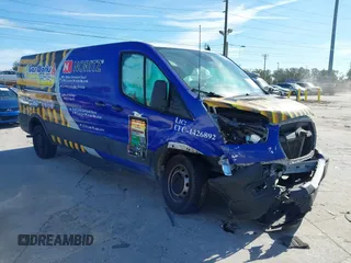 2020 Ford Transit Cargo with VIN 1FTBR1Y82LKB30997, listed as a IAAI auction lot 41293464 with 119,934 mi miles and . Bid and sale history available at DreamBid. Image 1.