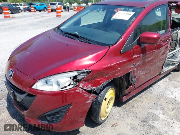 2012 Mazda 5 Grand Touring with VIN JM1CW2DL1C0123418, listed as a IAAI auction lot 42126956 with 112,411 mi miles and . Bid and sale history available at DreamBid. Image 6.