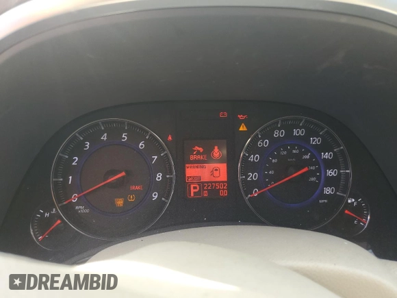2010 Infiniti FX with VIN JN8AS1MU9AM800909, listed as a Copart auction lot 74355674 with 227,502 mi miles and Non Repairable. Bid and sale history available at DreamBid. Image 9.