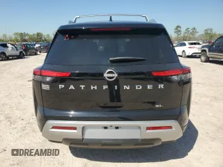 2024 Nissan Pathfinder SL z VIN 5N1DR3CA6RC251898, wystawiony jako Copart lot #50576295 z przebiegiem 19 683 mil mil oraz Szkoda całkowita • Salvage title. Historia ofert i sprzedaży dostępna na DreamBid. Obrazek 6.