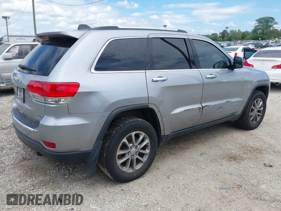 2016 Jeep Grand Cherokee Limited with VIN 1C4RJFBG8GC498197, listed as a IAAI auction lot 42616199 with 137,431 mi miles and . Bid and sale history available at DreamBid. Image 4.