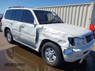 1999 Lexus LX 470 with VIN JT6HT00W5X0038226, listed as a IAAI auction lot 41821021 with 173,120 mi miles and . Bid and sale history available at DreamBid. Image 1.