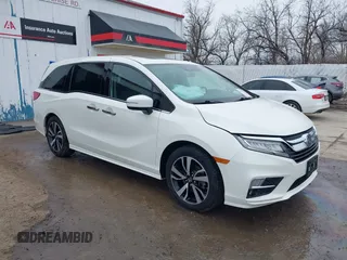 2019 Honda Odyssey Elite with VIN 5FNRL6H96KB060440, listed as a IAAI auction lot 41717321 with 118,281 mi miles and . Bid and sale history available at DreamBid. Image 1.