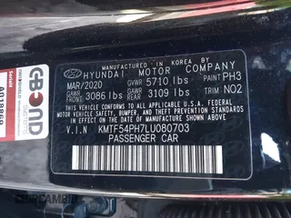 2020 Genesis G90 Ultimate z VIN KMTF54PH7LU080703, wystawiony jako IAAI lot #42233268 z przebiegiem 28 716 mil mil oraz . Historia ofert i sprzedaży dostępna na DreamBid. Obrazek 9.