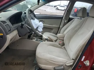 2008 Kia Spectra EX with VIN KNAFE122685584092, listed as a Copart auction lot 55140615 with 217,131 mi miles and Salvage title. Bid and sale history available at DreamBid. Image 7.