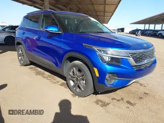 2021 Kia Seltos S with VIN KNDEU2AA3M7204172, listed as a IAAI auction lot 41977404 with 75,982 mi miles and . Bid and sale history available at DreamBid. Image 1.