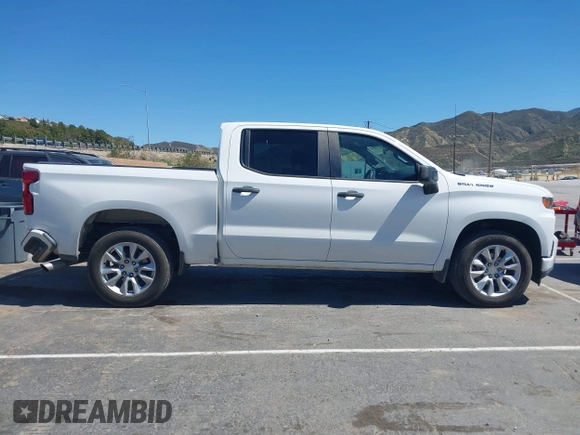 2020 Chevrolet Silverado 1500 Custom with VIN 1GCPWBEH1LZ296153, listed as a IAAI auction lot 41868438 with 115,232 mi miles. Bid and sale history available at carsss.com. Image 13.
