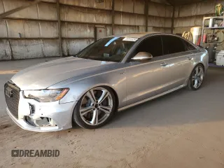 2013 Audi S6 Prestige with VIN WAUF2AFC7DN048497, listed as a Copart auction lot 86996654 with 197,408 mi miles and Salvage Title. Bid and sale history available at carsss.com. Image 1.