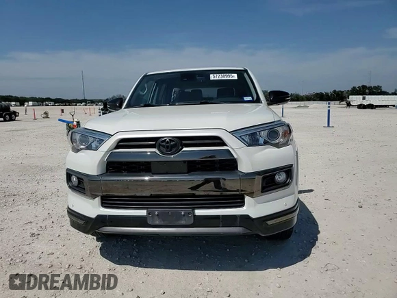 2020 Toyota 4Runner SR5 with VIN JTEZU5JR0L5220926, listed as a Copart auction lot 57238995 with 49,362 mi miles and Salvage title. Bid and sale history available at DreamBid. Image 14.