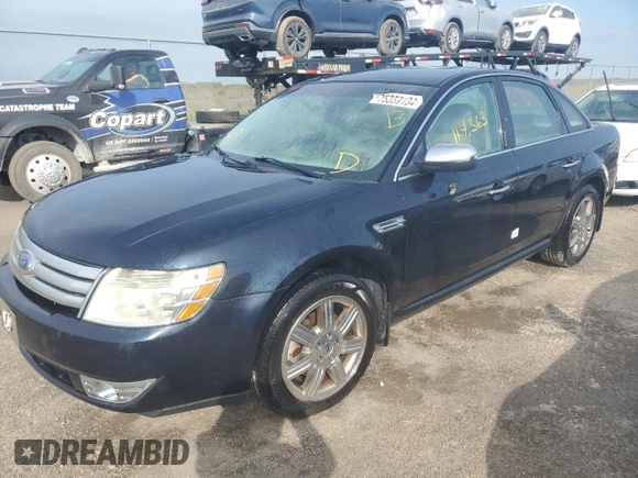 2008 Ford Taurus Limited with VIN 1FAHP25W08G186235, listed as a Copart auction lot 75359134 with 114,363 mi miles and Non Repairable. Bid and sale history available at carsss.com. Image 1.