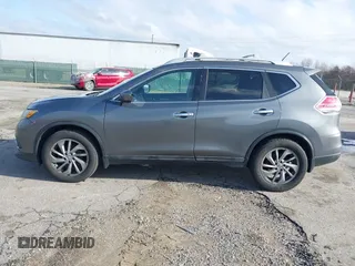 2015 Nissan Rogue SL with VIN 5N1AT2MT2FC821731, listed as a IAAI auction lot 41816538 with 159,659 mi miles. Bid and sale history available at carsss.com. Image 14.