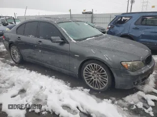 2007 BMW 7 Series 750i z VIN WBAHL83587DT08789, wystawiony jako Copart lot #79364414 z przebiegiem 172 496 mil mil oraz Szkoda całkowita • Salvage title. Historia ofert i sprzedaży dostępna na DreamBid. Obrazek 4.