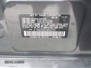 2020 Subaru WRX STI с VIN JF1VA2E65L9832757, выставлен на аукционе IAAI как лот 41938409 с пробегом 45 606 миль миль и . История ставок и продаж доступна на DreamBid. Изображение 9.