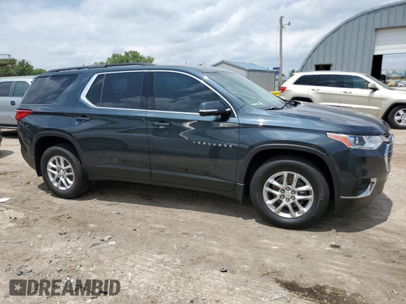 2019 Chevrolet Traverse LT Cloth with VIN 1GNERGKW5KJ194096, listed as a Copart auction lot 59904105 with 88,892 mi miles and Salvage title. Bid and sale history available at DreamBid. Image 4.