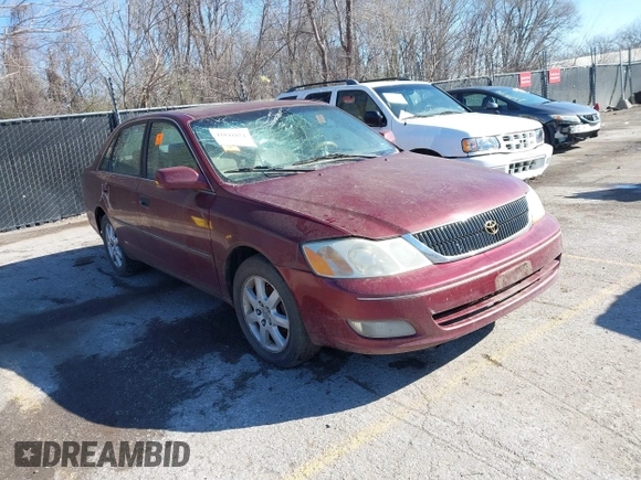 2002 Toyota Avalon XL with VIN 4T1BF28B82U216940, listed as a IAAI auction lot 41841874 with 298,982 mi miles and . Bid and sale history available at DreamBid. Image 1.