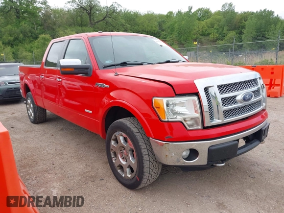 2012 Ford F-150 XL with VIN 1FTFW1ET8CKD64354, listed as a IAAI auction lot 42308178 with 102,277 mi miles and . Bid and sale history available at DreamBid. Image 1.