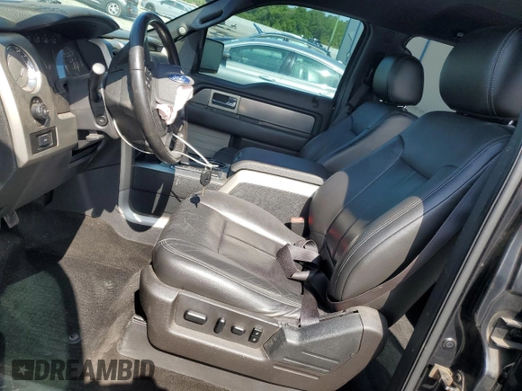 2014 Ford F-150 XL with VIN 1FTFW1ETXEFB42782, listed as a Copart auction lot 56055895 with 147,995 mi miles and Salvage title. Bid and sale history available at DreamBid. Image 7.