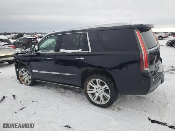 2017 Cadillac Escalade Premium Luxury with VIN 1GYS4CKJ7HR347900, listed as a Copart auction lot 88704995 with 90,981 mi miles and Clean Title. Bid and sale history available at carsss.com. Image 2.