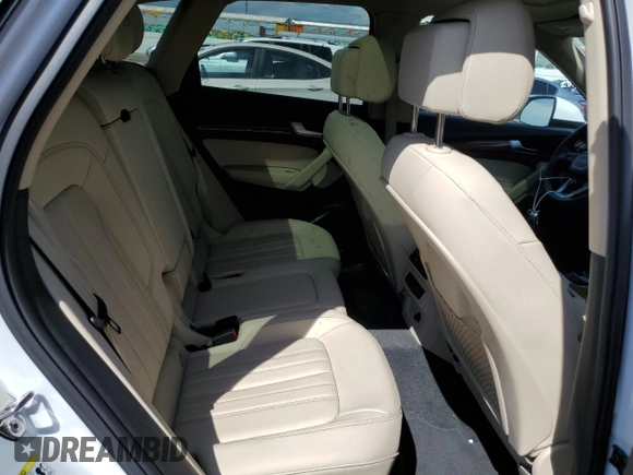 2022 Audi Q5 Premium with VIN WA1ABAFY1N2124432, listed as a Copart auction lot 46852544 with 11,442 mi miles and Salvage title. Bid and sale history available at DreamBid. Image 10.