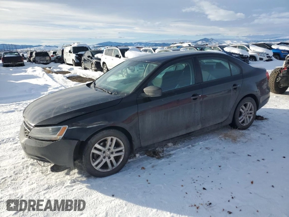 2015 Volkswagen Jetta Sedan 2.0L S with VIN 3VW2K7AJ7FM210276, listed as a Copart auction lot 46158765 with 95,139 mi miles and Salvage Title. Bid and sale history available at carsss.com. Image 1.