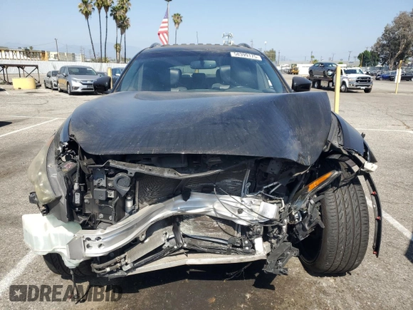 2017 Infiniti QX70 with VIN JN8CS1MW2HM410299, listed as a Copart auction lot 58399175 with Not provided miles and Salvage title. Bid and sale history available at DreamBid. Image 5.
