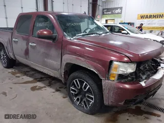 2008 Chevrolet Silverado 1500 LTZ with VIN 3GCEK13MX8G203635, listed as a IAAI auction lot 41569705 with 168,495 mi miles. Bid and sale history available at carsss.com. Image 1.