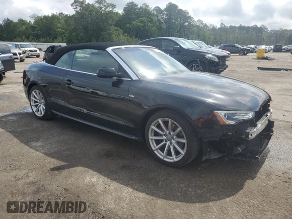 2015 Audi A5 Premium Plus z VIN WAUMFAFH9FN003510, wystawiony jako Copart lot #54419925 z przebiegiem 70 594 mil mil oraz Szkoda całkowita • Salvage title. Historia ofert i sprzedaży dostępna na DreamBid. Obrazek 4.