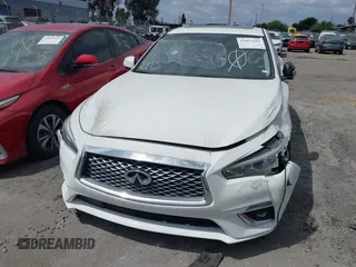 2021 Infiniti Q50 3.0t LUXE with VIN JN1EV7BP0MM706932, listed as a IAAI auction lot 41855442 with 62,941 mi miles. Bid and sale history available at carsss.com. Image 13.