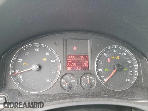 2009 Volkswagen Jetta S с VIN 3VWJZ71K59M176410, выставлен на аукционе Copart как лот 71442444 с пробегом 96 298 миль миль и Списание • Salvage title. История ставок и продаж доступна на DreamBid. Изображение 9.