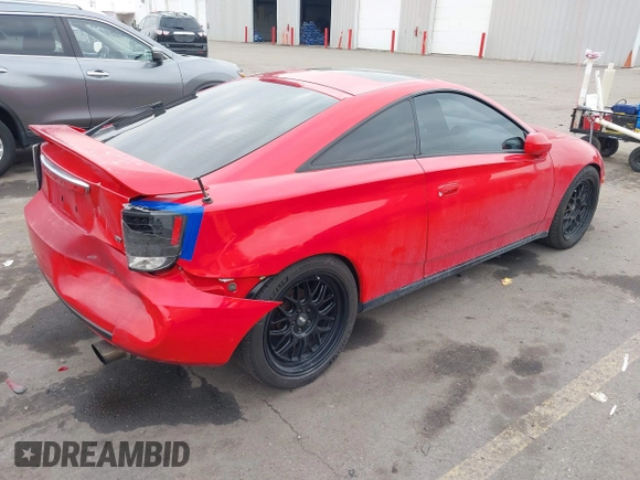 2003 Toyota Celica GT with VIN JTDDR32TX30150105, listed as a IAAI auction lot 41342726 with 147,735 mi miles. Bid and sale history available at carsss.com. Image 4.