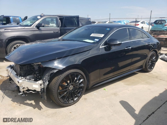 2019 Mercedes-Benz CLS with VIN WDD2J5JB6KA036796, listed as a Copart auction lot 55688803 with 31,022 mi miles. Bid and sale history available at carsss.com. Image 1.