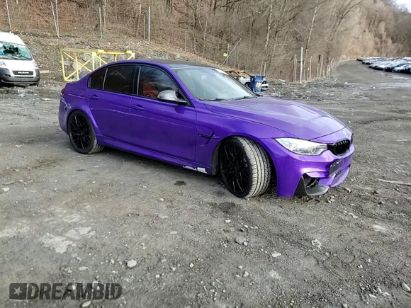 2016 BMW M3 with VIN WBS8M9C56G5D30124, listed as a Copart auction lot 46310114 with 83,068 mi miles. Bid and sale history available at carsss.com. Image 11.