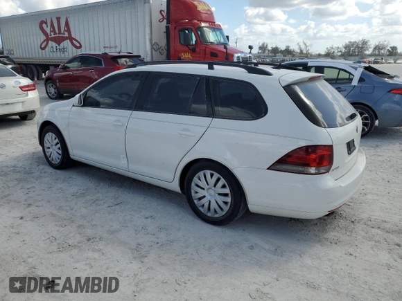 2014 Volkswagen Jetta SportWagen S with VIN 3VWPP7AJ3EM602242, listed as a Copart auction lot 75044534 with 61,559 mi miles and Non Repairable. Bid and sale history available at carsss.com. Image 2.
